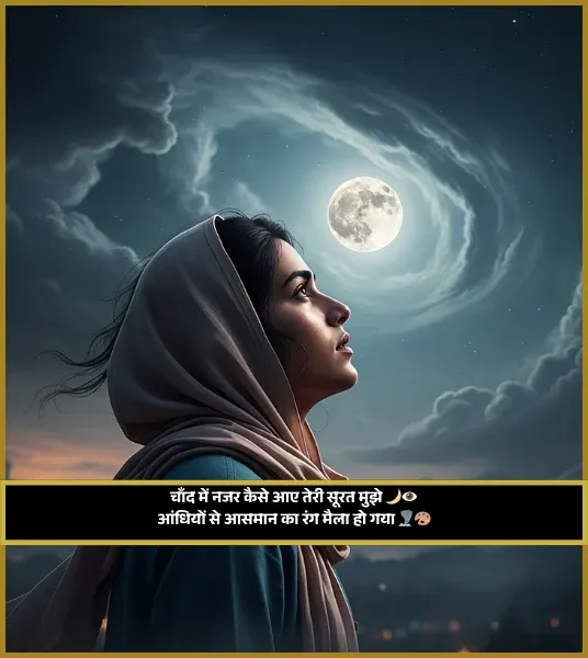 2 Line Chand Shayari
