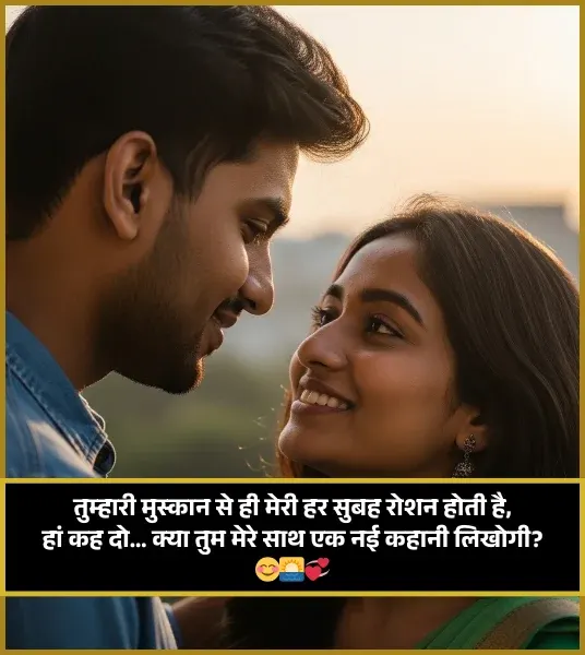 2 Line Propose Shayari in Hindi