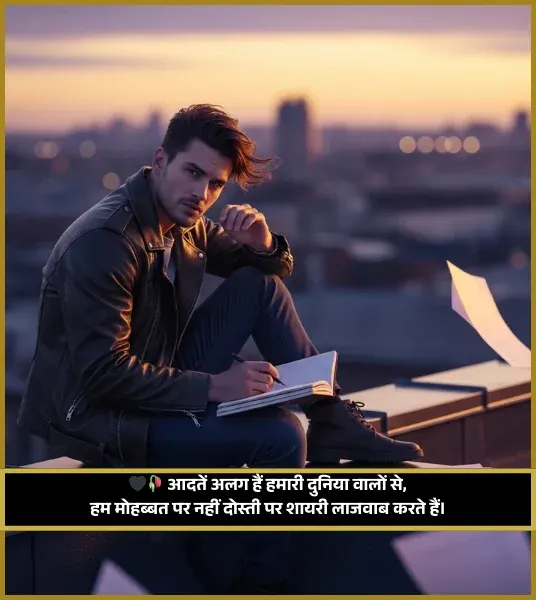Attitude Shayari Boys 2 Line Hindi