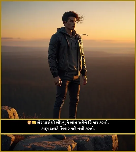 Attitude Shayari Boys Gujarati