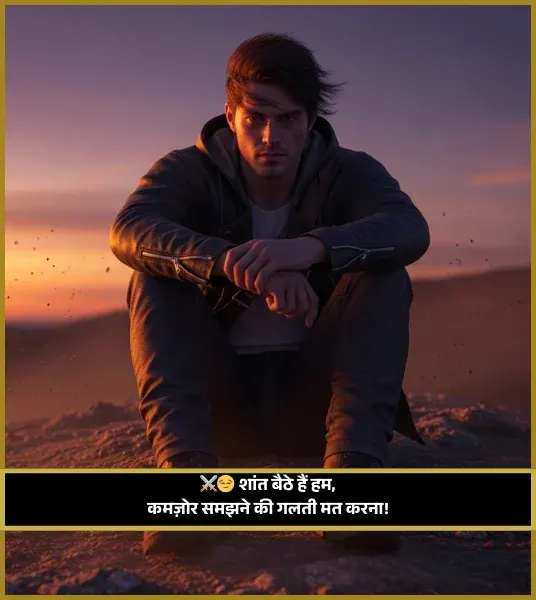 Attitude Shayari Boys Hindi