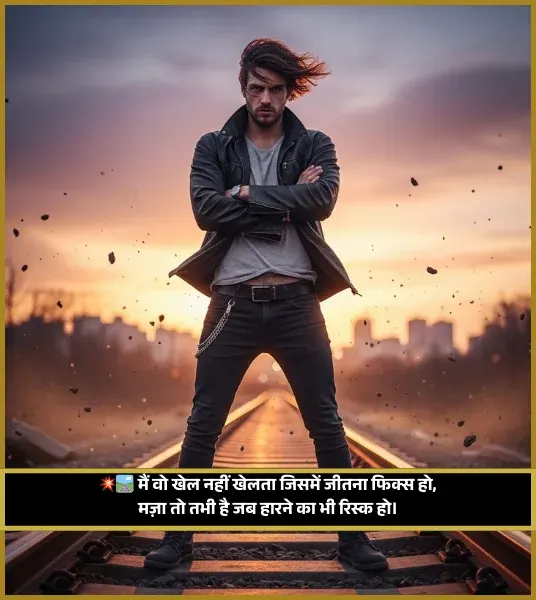 Attitude Shayari Boys Love