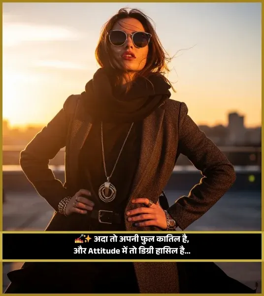 Attitude Shayari for Girls