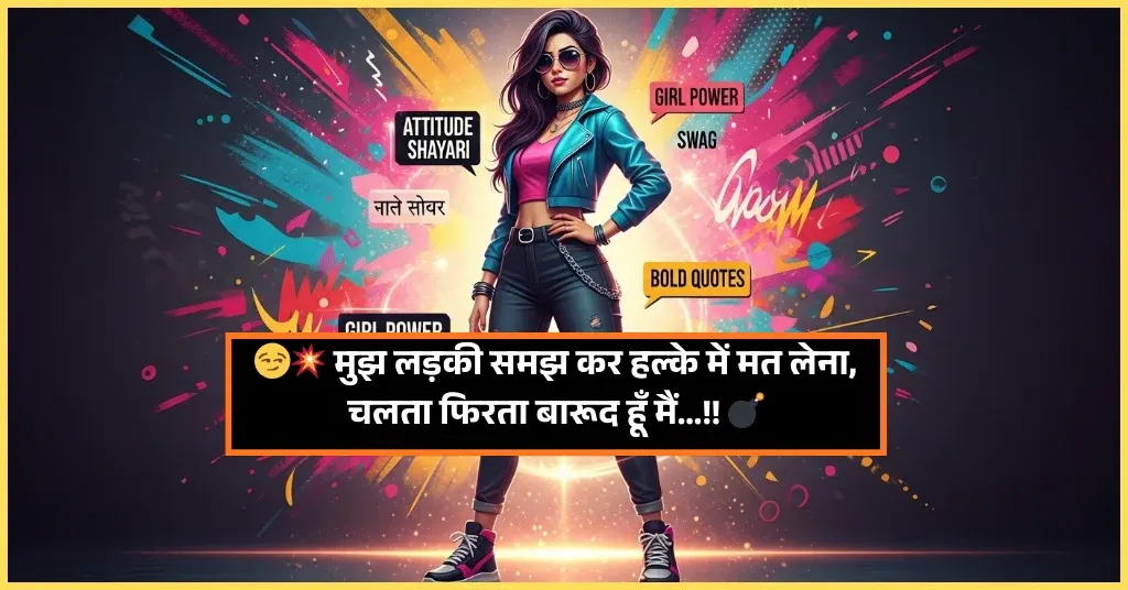 Attitude Shayari for Girls