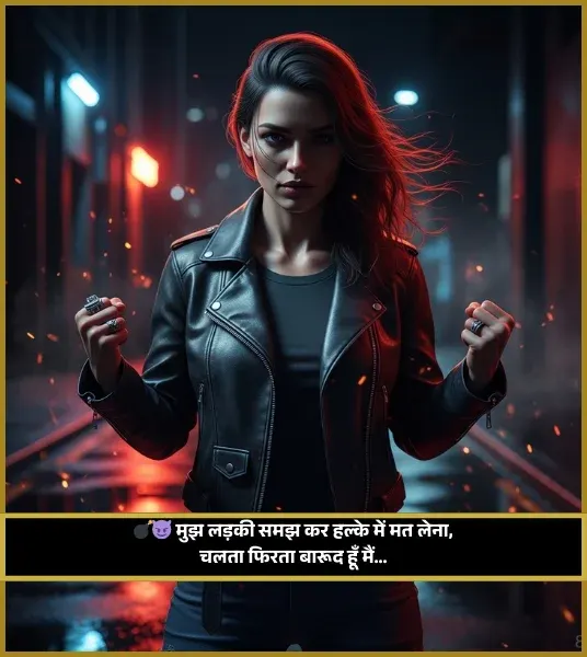 Attitude Shayari for Girls in Hindi