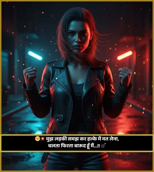 Attitude Shayari for Girls