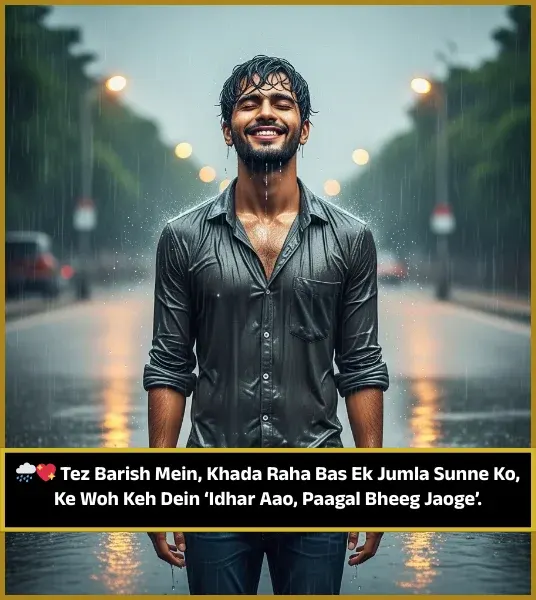 Barish Shayari in English