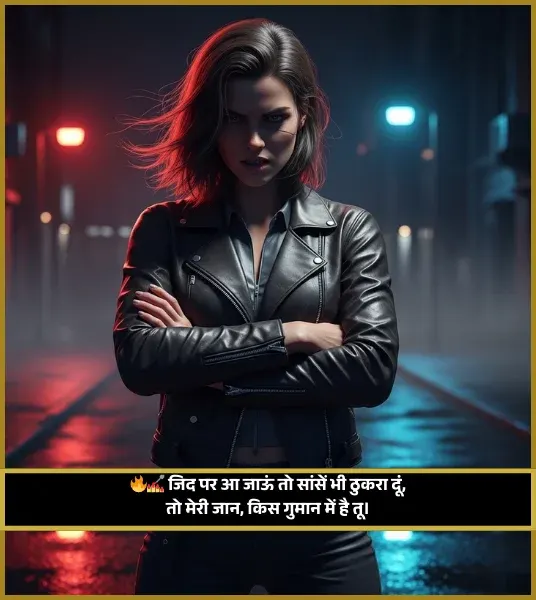 Boys Attitude Shayari for Girls