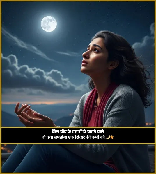 Chand Shayari Gulzar