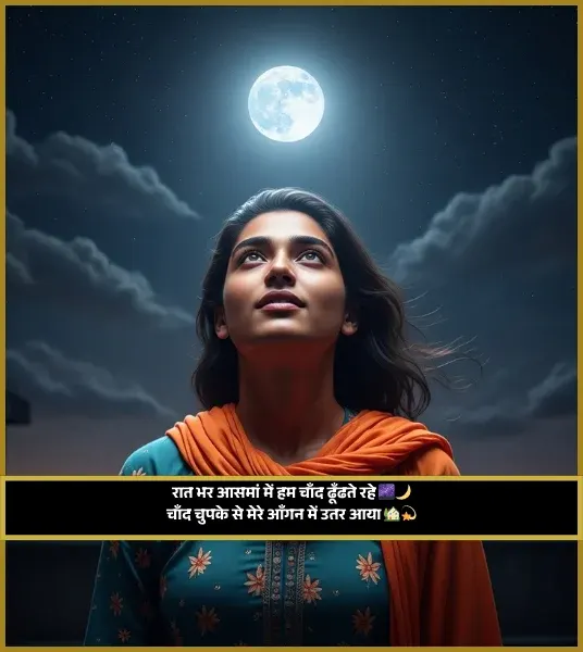 Chand Shayari Hindi