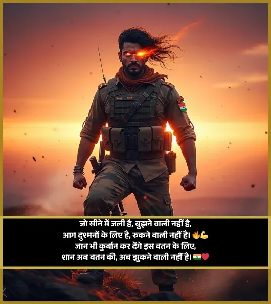 Emotional Attitude Desh Bhakti Shayari in Hindi