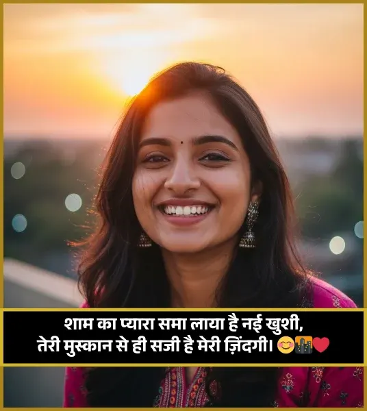 Good Evening Shayari Image