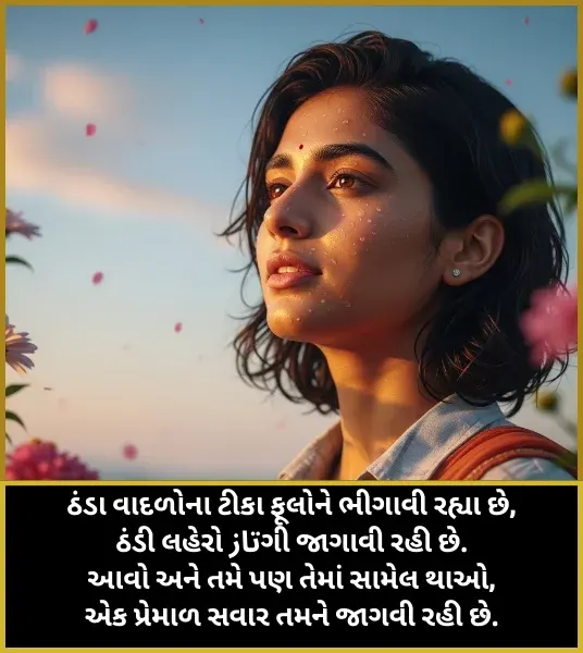 Good Morning Shayari Gujarati