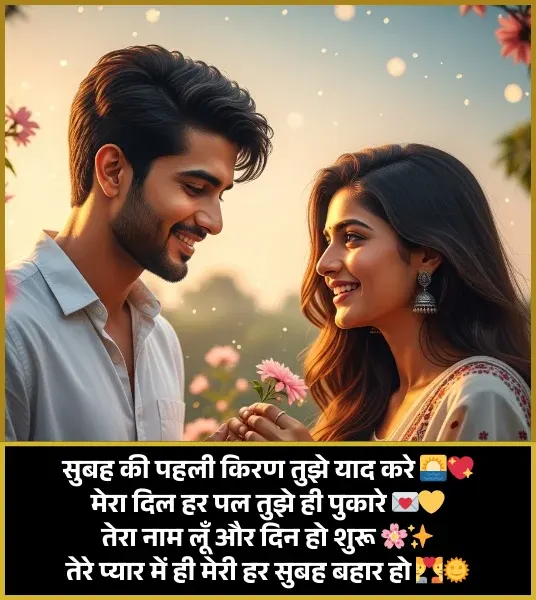 Good Morning Shayari Love