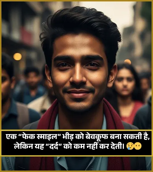 Hurt Fake Smile Shayari