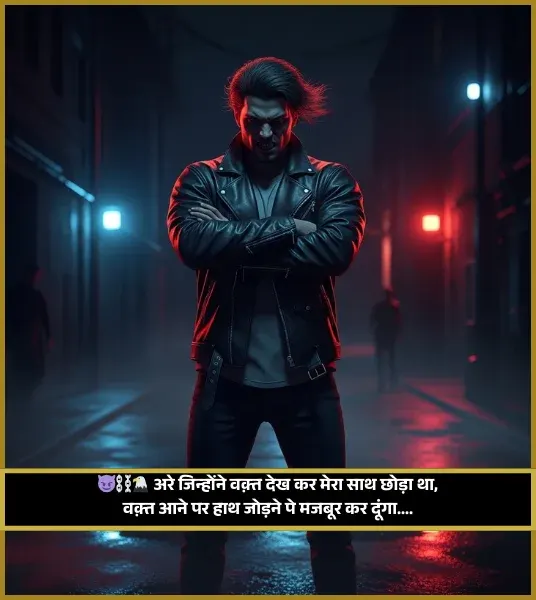 Instagram Attitude Shayari Boys