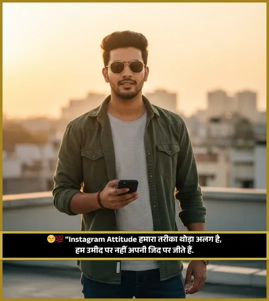 Instagram Attitude Shayari