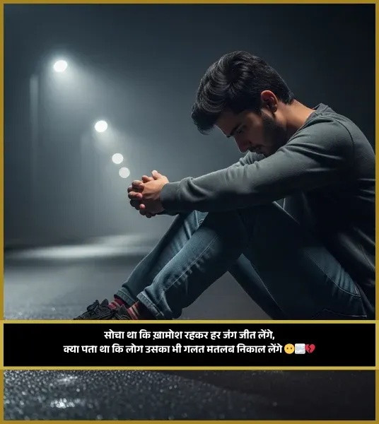 Khamoshi Shayari on Life