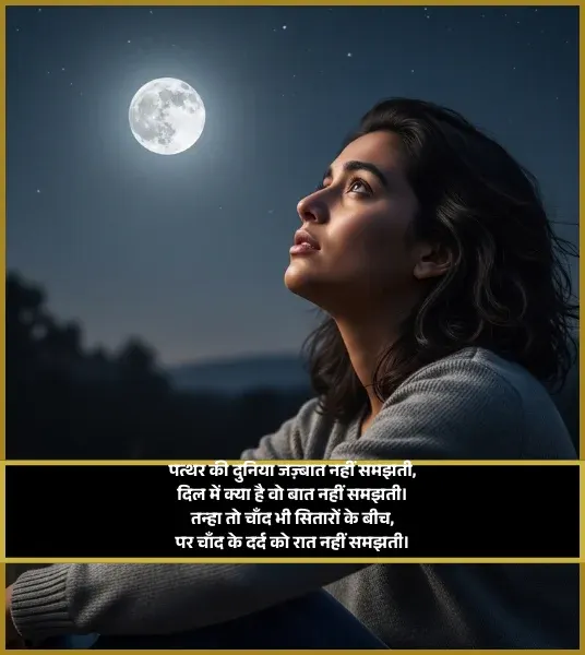 Moon Shayari