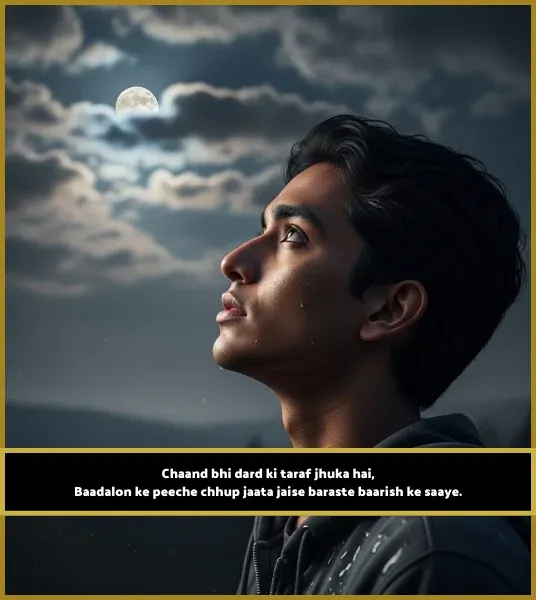 Moon Shayari in English 2 Line