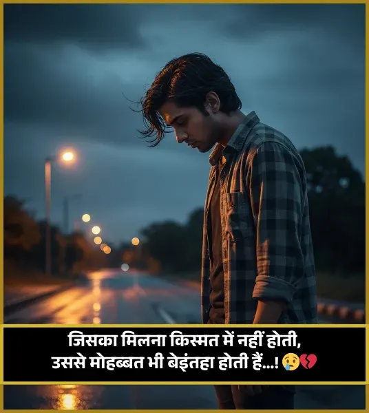 No Love Shayari in Hindi