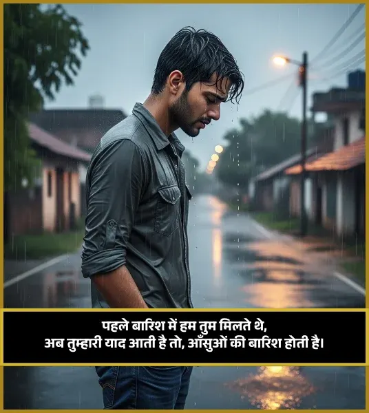 Sad Barish Shayari
