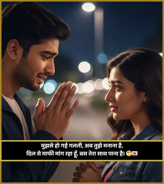 Sorry Shayari in Hindi