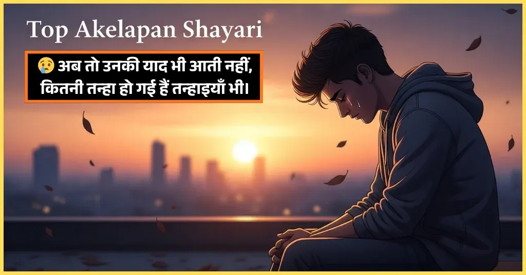 Akelapan Shayari