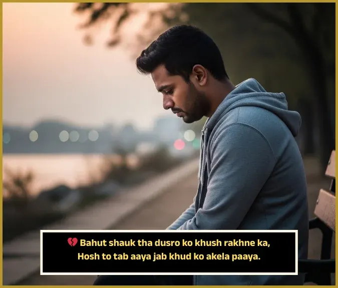 Akelapan Shayari in English