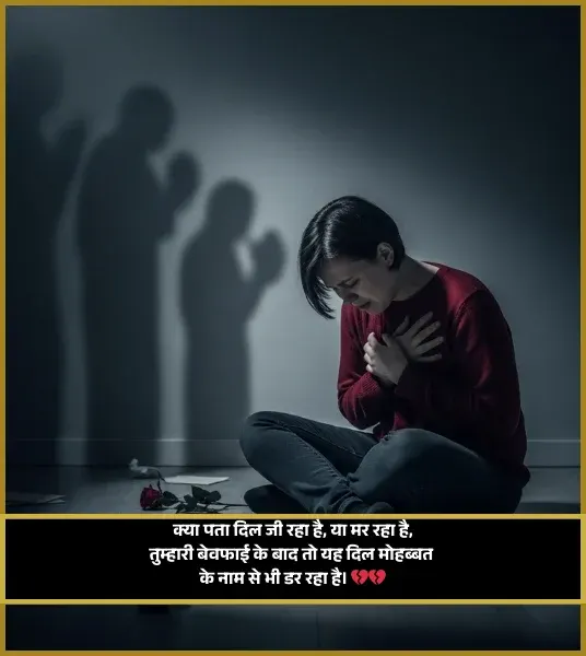 Sad Dard Bewafa Shayari