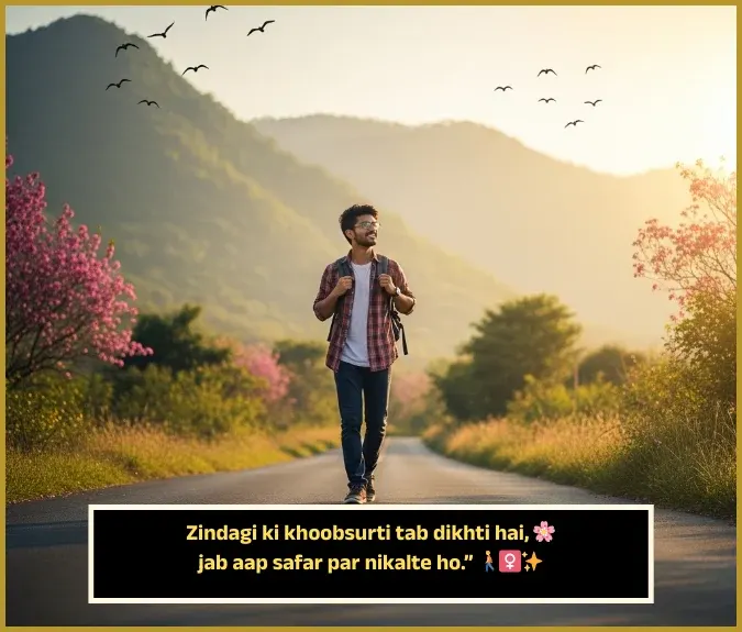 Safar Shayari in English 2 Line