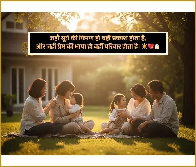 Short Family Shayari in Hindi